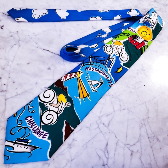 Pan Mass Challenge Tie - Picture 2 of 5